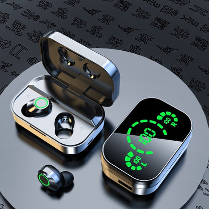 YD03 Kablosuz Bluetooth Kulak İçi Kulaklık – Akıllı Dijital Ekranlı, Nefes Alan Işık Efektli TWS Kulaklık