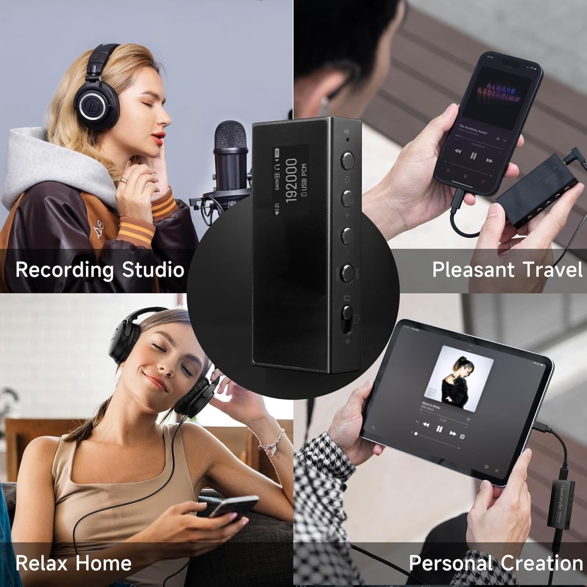 Questyle M18i Taşınabilir DAC Kulaklık Amplifikatörü