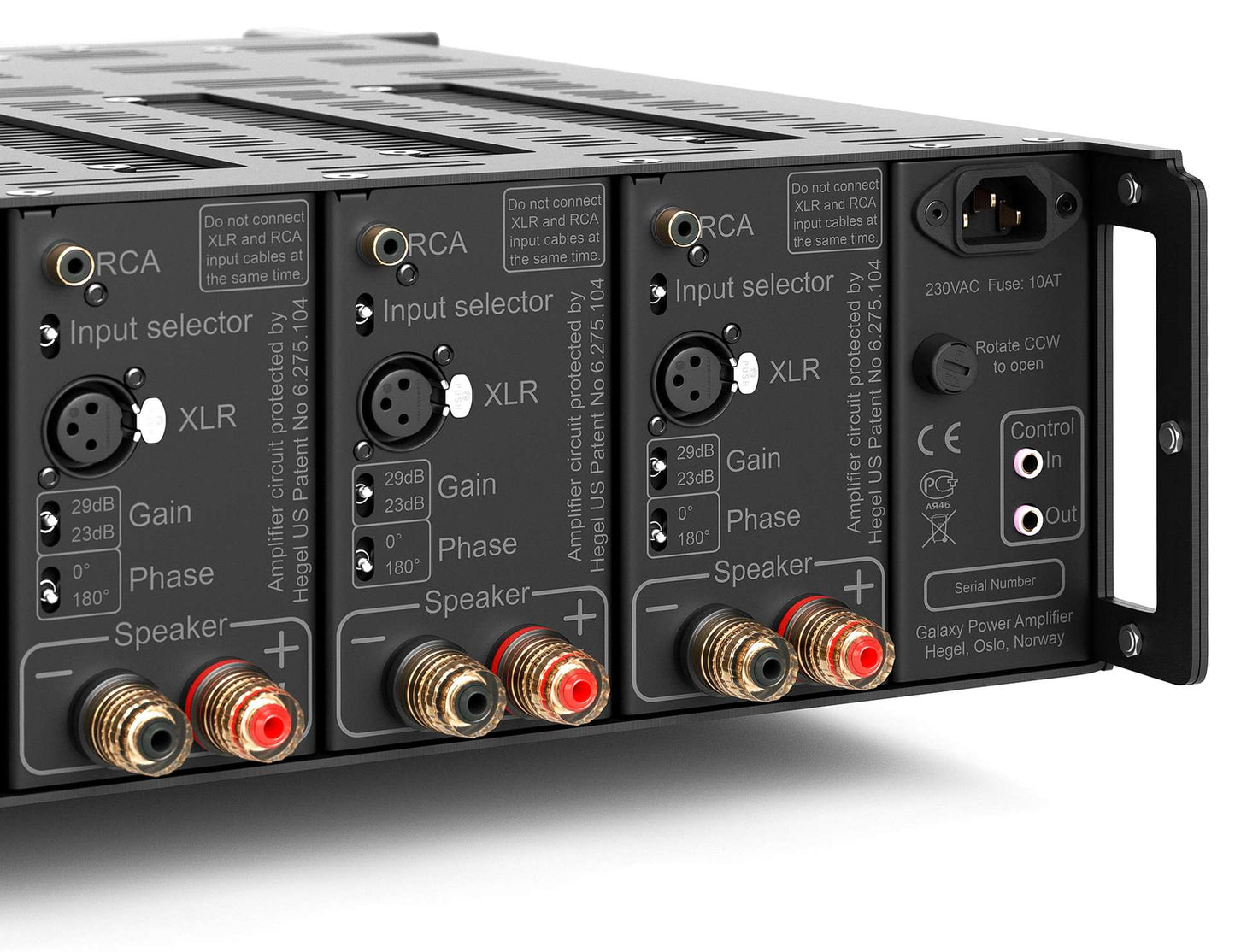 Hegel C54: 4 x 150 W Mimari Amfi 4x150 Watt