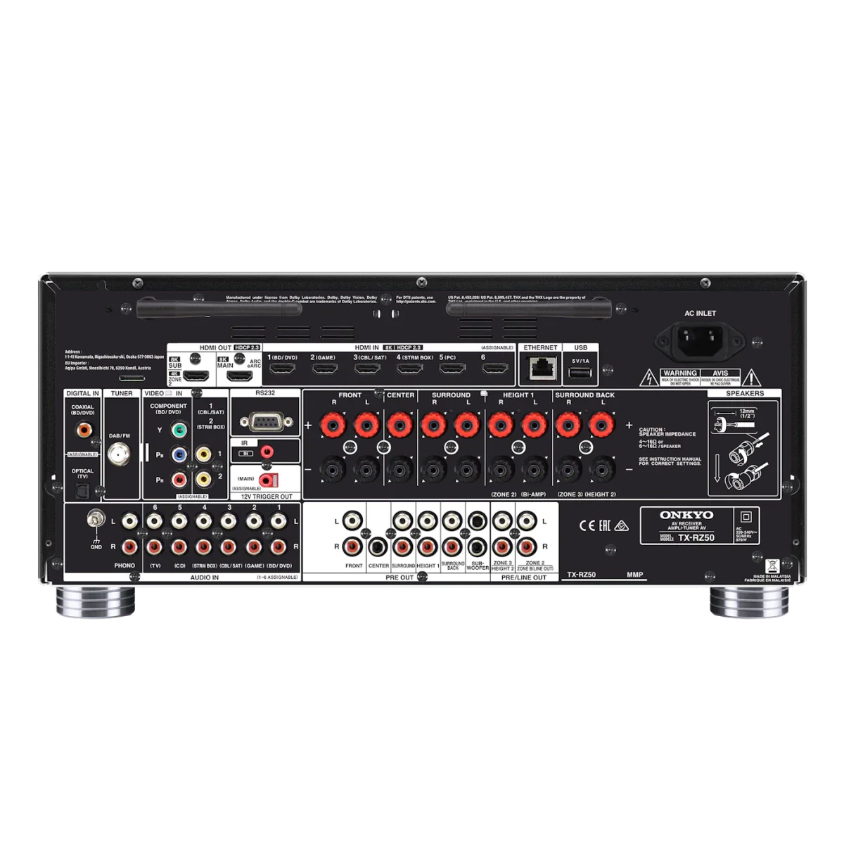 Onkyo TX-RZ50 M2 9.2  AV Receiver