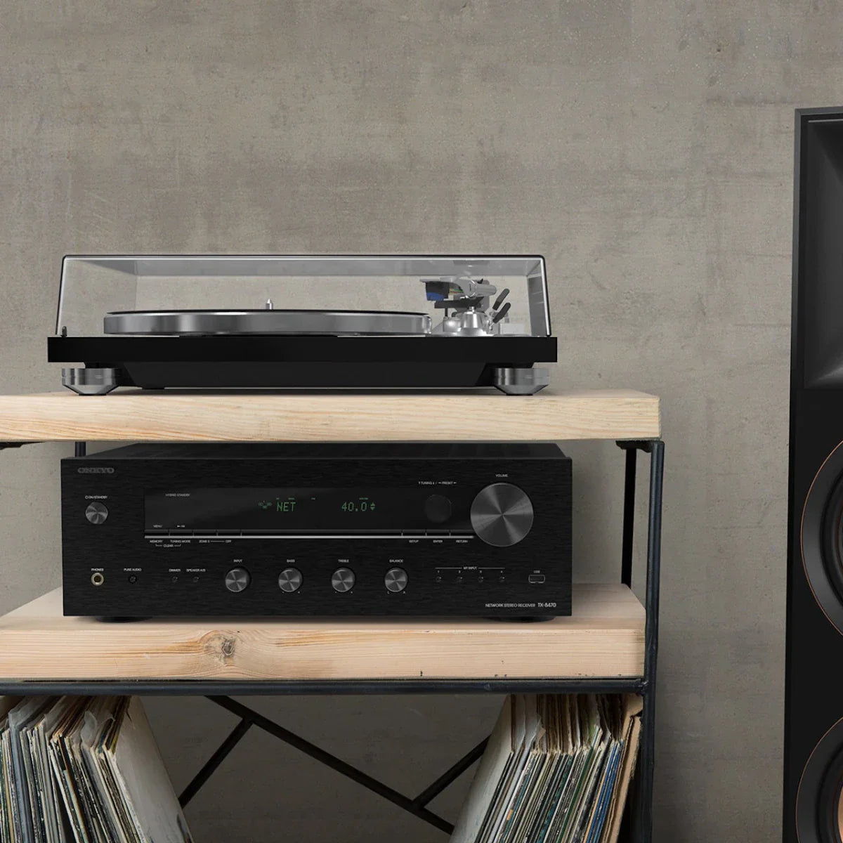 Onkyo TX-8470 Hi-Fi Network Stereo Receiver Siyah