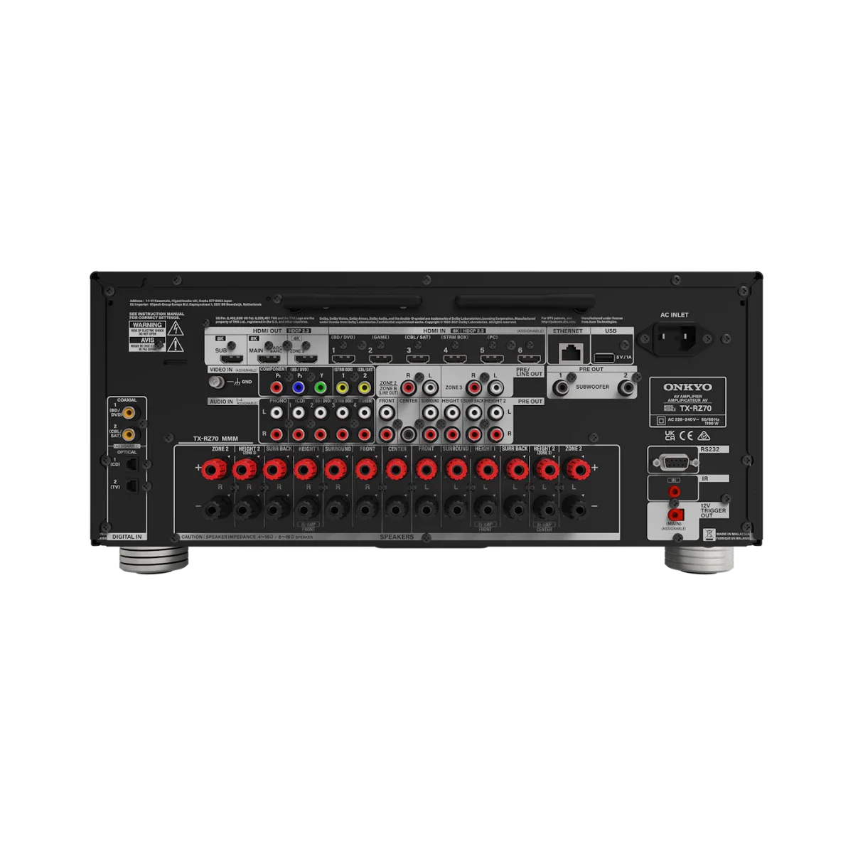 Onkyo TX-RZ70 11.2-Channel AV Receiver