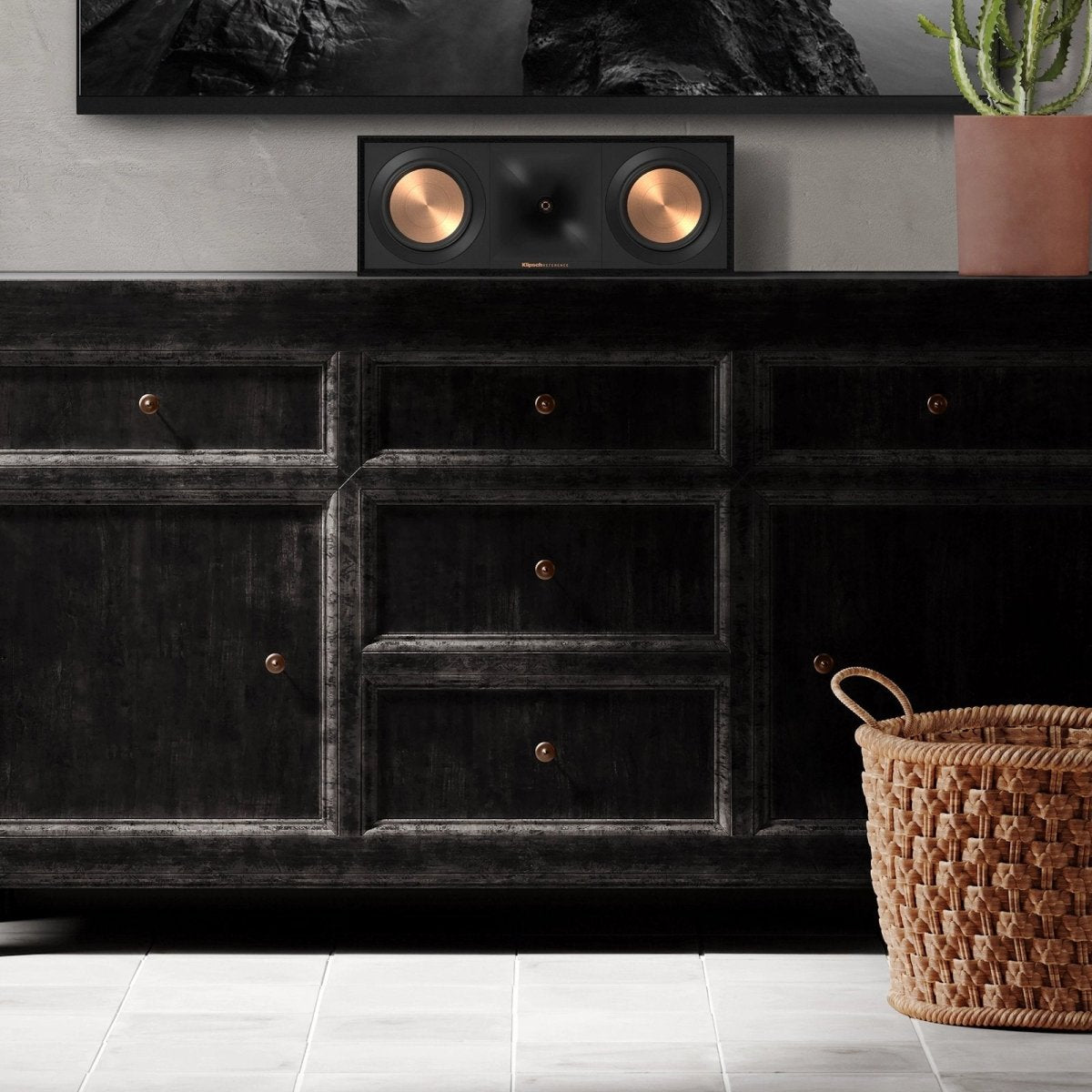 Klipsch R-50C Center Hoparlör ( Merkez Hoparlör ) Siyah -Tek