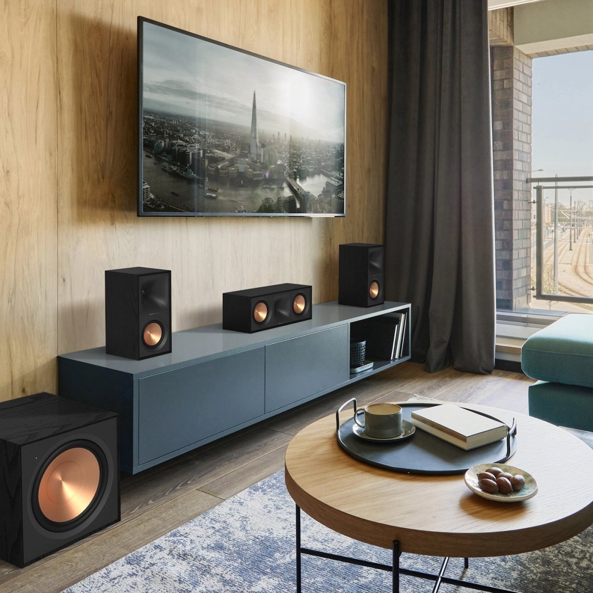 Klipsch R-50M Bookself Hoparlör Siyah - Set