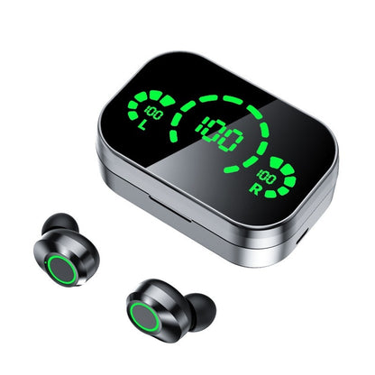 YD03 Kablosuz Bluetooth Kulak İçi Kulaklık – Akıllı Dijital Ekranlı, Nefes Alan Işık Efektli TWS Kulaklık