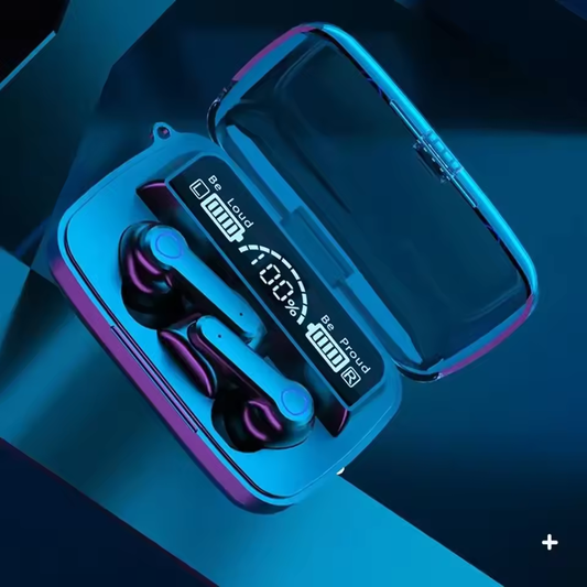 Orijinal M19 Bluetooth Kulaklık – Kablosuz Spor Kulaklık, Akıllı Dokunmatik LED Ekran, Ayna Depo ve Şarj Hazinesi